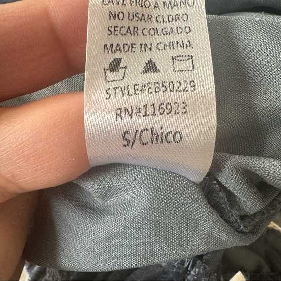 Easel Crushed Velvet Wide Leg Pants NWT size Small Slate Blue Grey Trousers - Picture 10 of 11